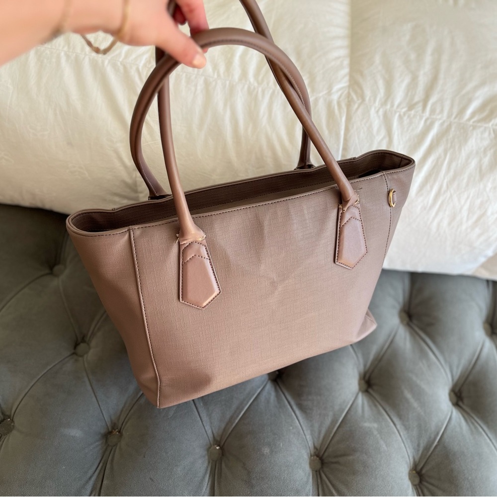 Dagne Dover Classic Tote in Dune - Picture 2 of 5